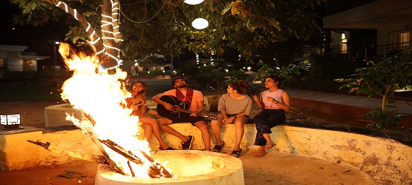 Bonfire at feriado resorts